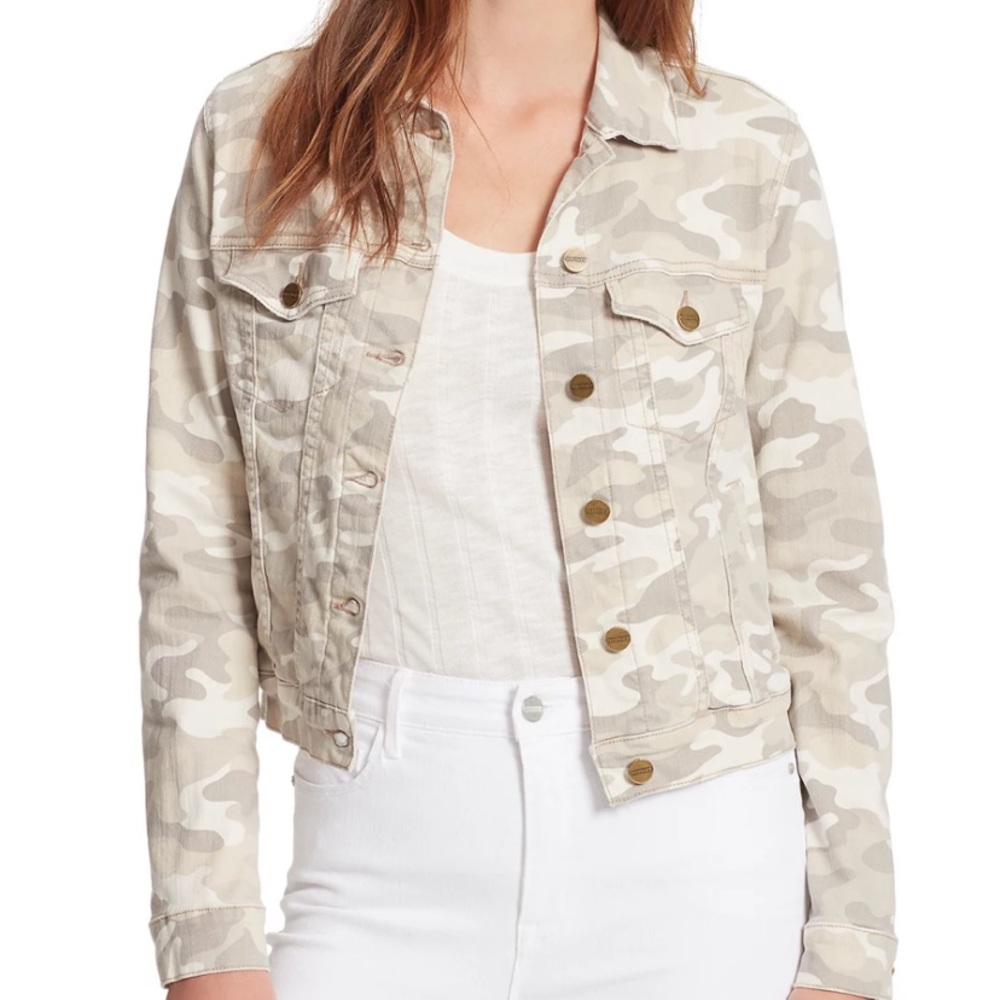 Sanctuary Denim Kyle Camo Cropped Jacket